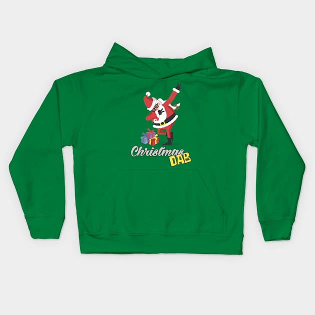 Christmas Dab | Christmas | Santa | Rudolph | Dabbing Kids Hoodie by MerchMadness